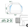 Prelate de acoperire Brunner Bike Wrapper 2/3