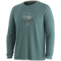 Tricou funcțional bărbați Smartwool Men's Wander Valley Active Long Sleeve G turcoaz