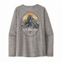 Tricou femei Patagonia W's L/S Cap Cool Daily Graphic Shirt - Lands