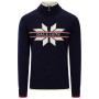 Pulover bărbați Dale of Norway Nåle Masc. Sweater albastru închis/alb Marine Offwhite