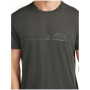 Tricou funcțional bărbați Icebreaker Merino Blend Core SS Tee Single Line Camp