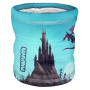 Fular circular copii WAMU Dragon Fantasy albastru BLUE