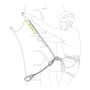 Dispozitiv frână Via Ferrata Petzl Scorpio Eashook