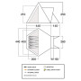 Cort de familie Vango Teepee Air 400