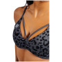 Bustieră Nebbia Medium Support Leopard Sports Bra Primal