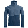 Geacă softshell bărbați Ortovox Venet Softshell Hooded Jacket albastru Light Nunatak