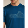 Tricou funcțional bărbați Icebreaker Merino Blend 125 Cool-Lite™ Sphere SS Tee Beta