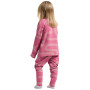 Lenjerie funcțională copii Didriksons Jadis Kids Pr Set 5 Path Heather Pink