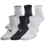 Șosete copii Under Armour Yth UA Essential 6Pk Qtr Black