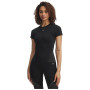 Tricou funcțional femei Under Armour UA Vanish Seamless SS negru Black / Steel / Steel