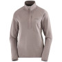Tricou funcțional femei Salomon Essential Lightwarm HZ W gri Iron