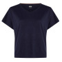Tricou funcțional femei Icebreaker Women Mer 150 Lodge SS Tee albastru închis Midnight Navy