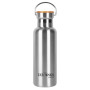 Sticlă termică oțel Tatonka Hot + Cold Stuff Bamboo Lid 500 argintiu
