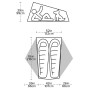 Cort ultra ușor Big Agnes Tiger Wall UL2 Bikepack Solution Dye