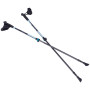 Bețe Nordic Walking Warg Nordic Carbon Fastlock negru/albastru