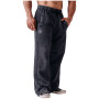 Pantaloni jogging bărbați Nebbia NEBBIA x Olympia Relaxed sweatpants negru Black