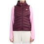 Vestă femei 4F Vest Jacket F372 vișiniu Burgundy