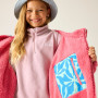 Geacă lungă impermeabilă Regatta Junior Waterproof Changing Robe SBluFlPiLem