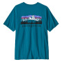 Tricou bărbați Patagonia M's Fitz Roy Foothills T-Shirt albastru Glacial Blue