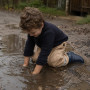 Pantaloni impermeabili copii DucKsday Rainpants Londen/sand