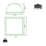 Cort pentru petreceri Coleman Air Shelter M