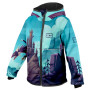 Geacă softshell copii WAMU Dragon Fantasy albastru BLUE