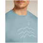 Tricou funcțional bărbați Icebreaker Merino Blend 125 Cool-Lite™ Sphere SS Tee Across the Peaks