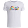 Tricou funcțional copii Under Armour UA B Patch Pack Wm SS White alb/negru White / / Black