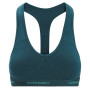 Bustieră Icebreaker Women Sprite Racerback Bra verde
