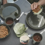 Set veselă pentru 2 persoane Easy Camp Moss 2 Dine Set