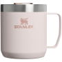 Cană termică Stanley Stay-Hot Camp Mug 350 ml roz Hammertone Rose Quartz