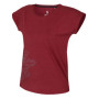Tricou femei Ocún Kimo T Women Leafs roșu Red Oxblood