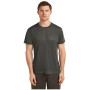 Tricou funcțional bărbați Icebreaker Merino Blend Core SS Tee Single Line Camp