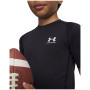 Tricou funcțional copii Under Armour UA HG Armour SS Black