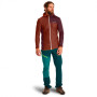 Hanorac funcțional bărbați Ortovox Fleece Light Grid Hooded Jkt M