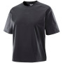 Tricou femei Salomon Trackline SS Tee negru Deep Black