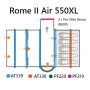 Cameră de rezervă Vango Airspeed S.I Pro Tube 630 x 10 cm - AT338