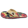 Șlapi femei Gumbies Islander Denim Hibiscus