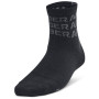 Șosete copii Under Armour Yth UA Essential 6Pk Qtr Black