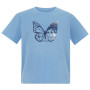 Tricou copii Regatta Aria Washed Denim albastru deschis Washed Denim