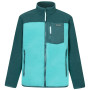 Hanorac funcțional copii Regatta Junior Frankie Warm Fleece Mediterranea/Turquoise verde mazăre/verde închis Mediterranea/Turquoise