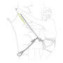 Dispozitiv frână Via Ferrata Petzl Scorpio Eashook SW