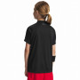 Tricou copii Under Armour Tech Split Wordmark SS-BLK