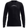 Tricou bărbați Ortovox 150 Cool Mountain Long sleeve negru Black Raven