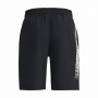 Pantaloni scurți copii Under Armour Woven Graphic Shorts-BLK