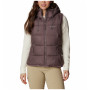 Vestă femei Columbia Pike Lake II Insulated Vest maro Basalt