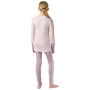 Set funcțional copii Helly Hansen Jr Lifa Merino Midweight Set Purple Clay