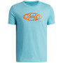 Tricou funcțional copii Under Armour UA B Mesh Lockertag SS Fresco Blue albastru Fresco Blue / / Outrageous Orange
