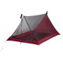 Cort ultra ușor MSR Thru-Hiker Mesh House 2 V2 roșu
