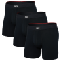 Boxeri Saxx Vibe Xtra Soft Comfort Boxer Brf Fly 3Pk negru black